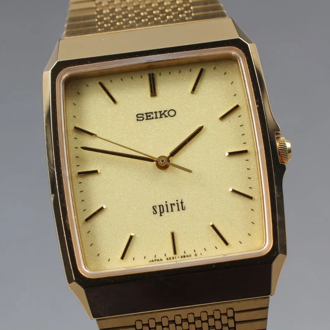 【稼働】SEIKO 腕時計 セイコー SPIRIT スピリット ゴールド ローマ SEIKO - SEIKO スピリット 腕時計の通販 by miel♡'s shop