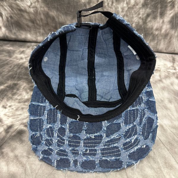Supreme/シュプリーム【25SS】Frayed Croc Denim Camp Cap/フレイド