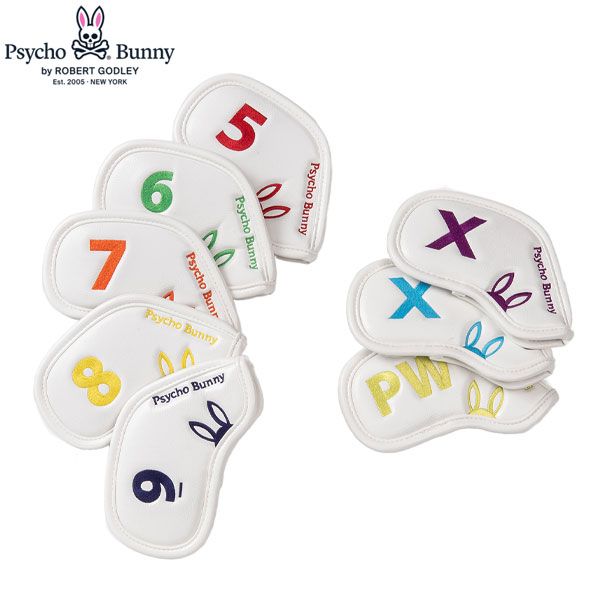 サイコバニー ゴルフ PBMG3SH4 ARTLOGO アイアンカバー 8個セット