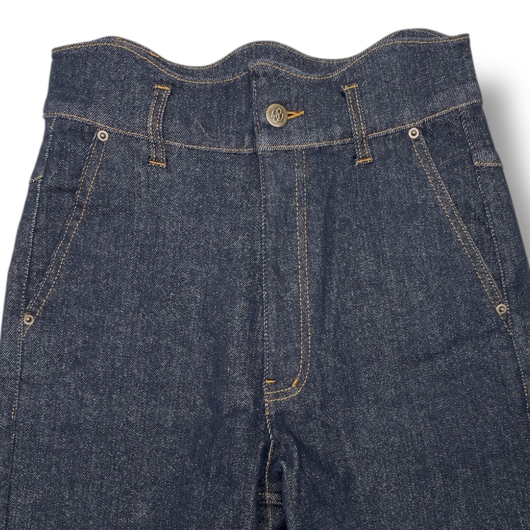 Eaphi ウェーブデザインハイウエストデニムDENIMエフィ Eaphi エフィ ウェーブデザインハイウエストデニム