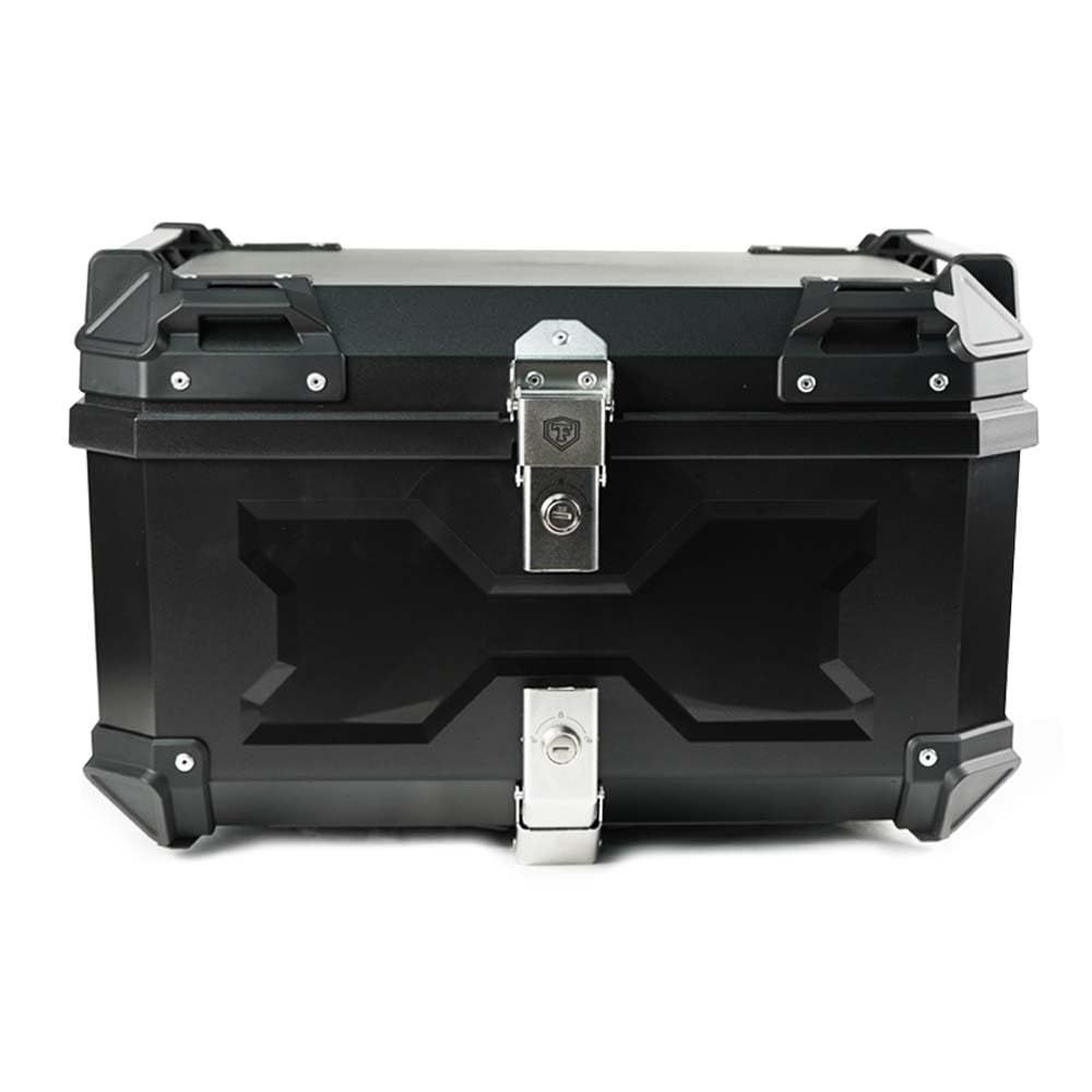 バイク リアボックス 大容量 トップケース 軽量 ABS TOPFILM 取り付け簡単 ナチュラルブラック 58L