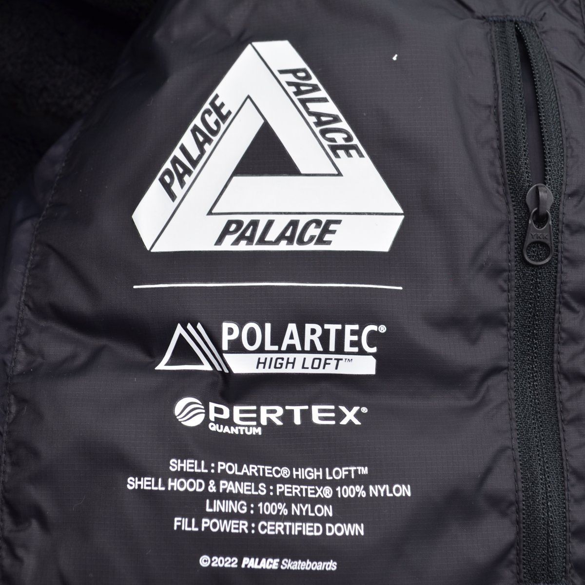 S【PALACESKATEBOARDS】22AW PL-1427 POLARTEC HIGH LOFT PUFFA ポーラ 