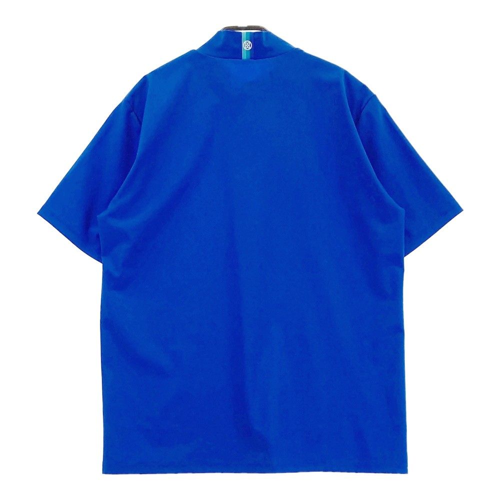 サイズ：3 G/FORE ジーフォア 半袖モックネックTシャツ ブルー系