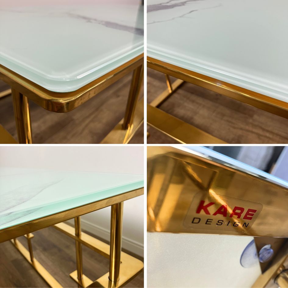 KARE】ローマゴールド ロー/コーヒー テーブル