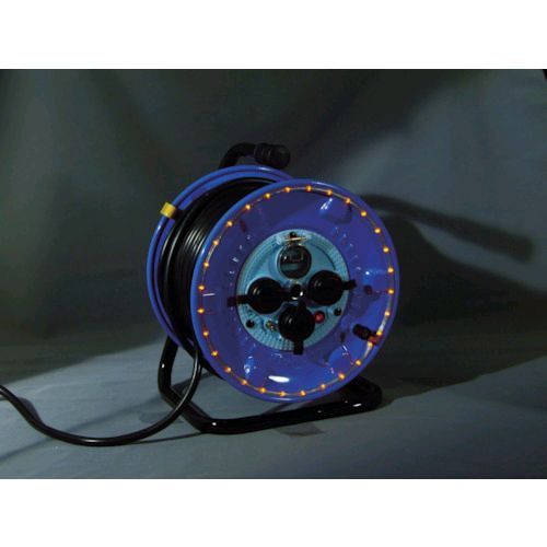 【新品・7営業日以内発送】日動 NPWLEK33R 電工ドラム 防雨型ＬＥＤラインドラム 赤 過負荷漏電保護兼用 ３０ｍ 日動工業 防雨型LEDラインドラム 過負荷漏電保護兼用 NICHIDO【沖縄離島販売】