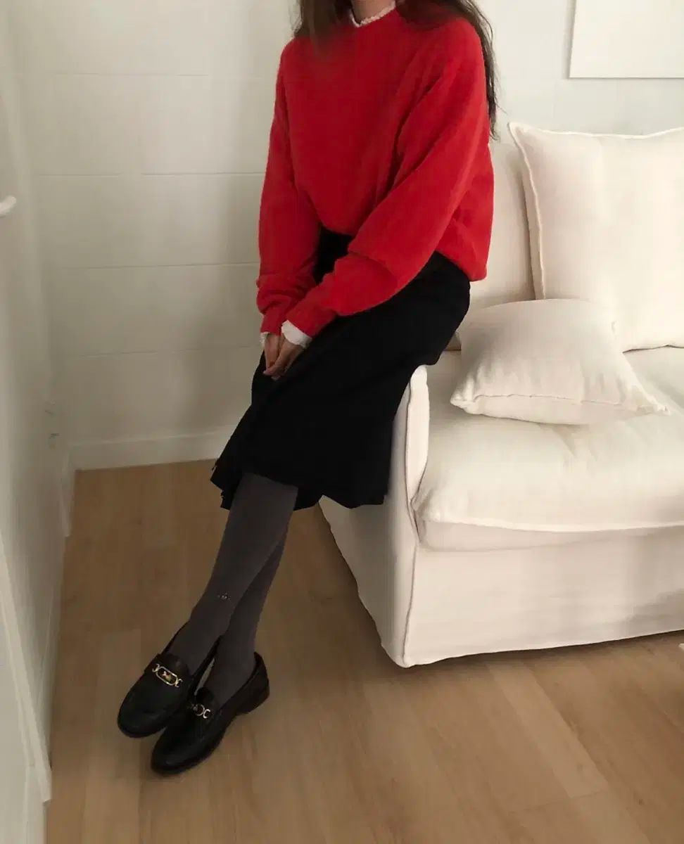 ソーディングキーパン ラップスカート Catherine black wrap skirt