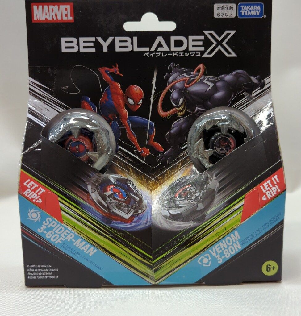 タカラトミー ベイブレードX ダブルスターター スパイダーマン(3-60F