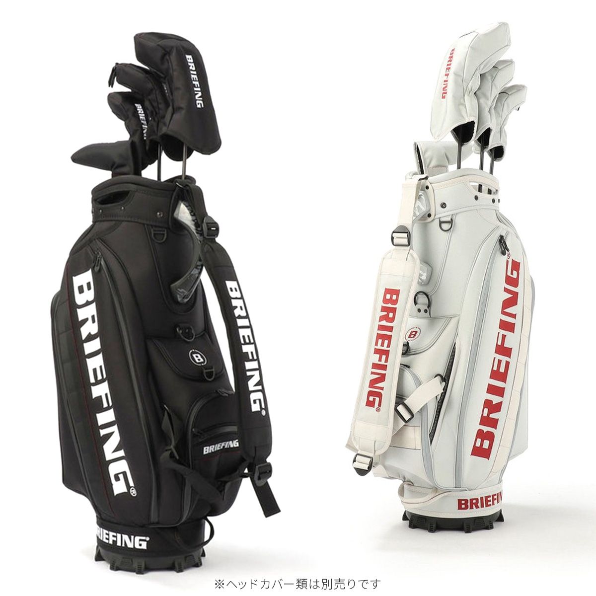 希少 ブリーフィング 3点式 持ち手付き ゴルフクラブケース