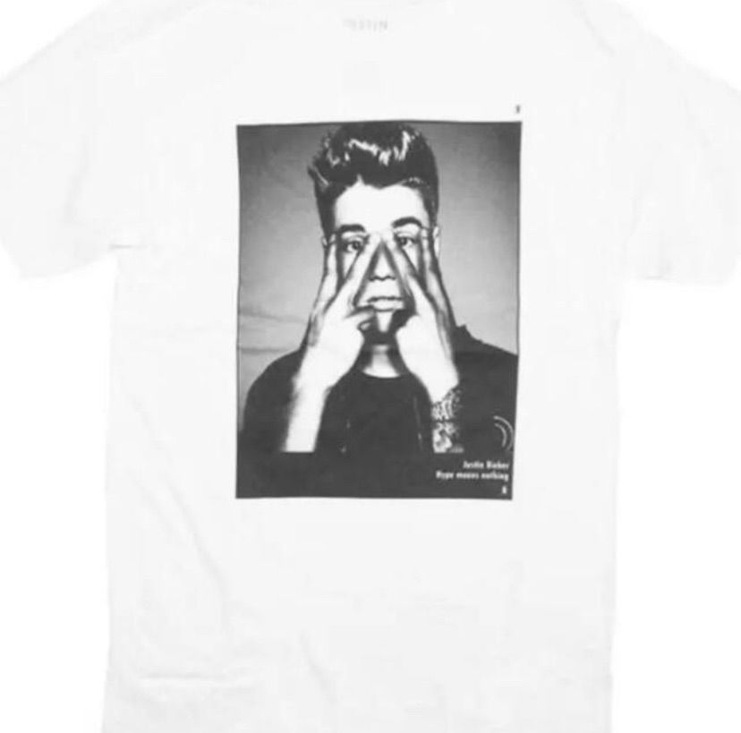 hype meens nothing Tシャツ justinbieber