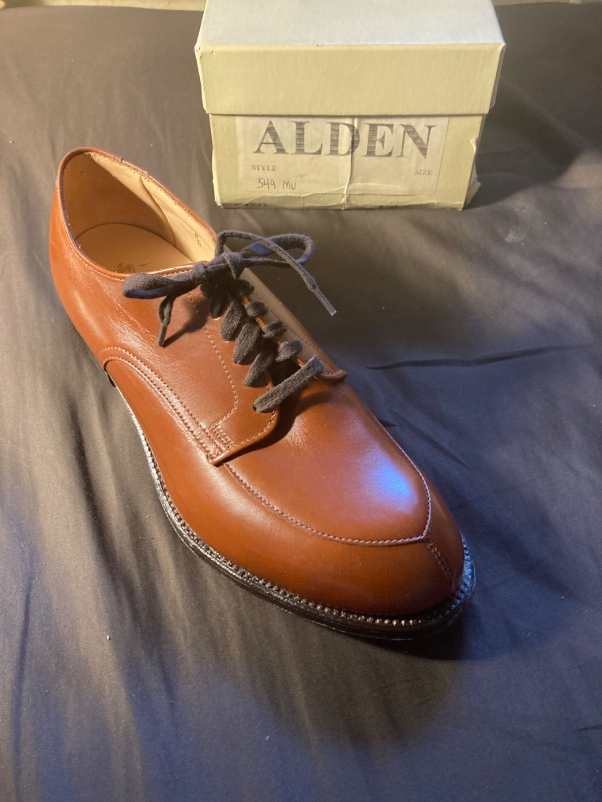 美品 Alden 54421 モディファイドラスト 7 1/2素材本革 - 靴