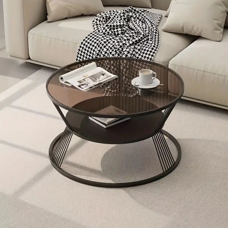 ベッドサイドコーナーシェルフライトラグジュアリー小さなコーヒーテーブル