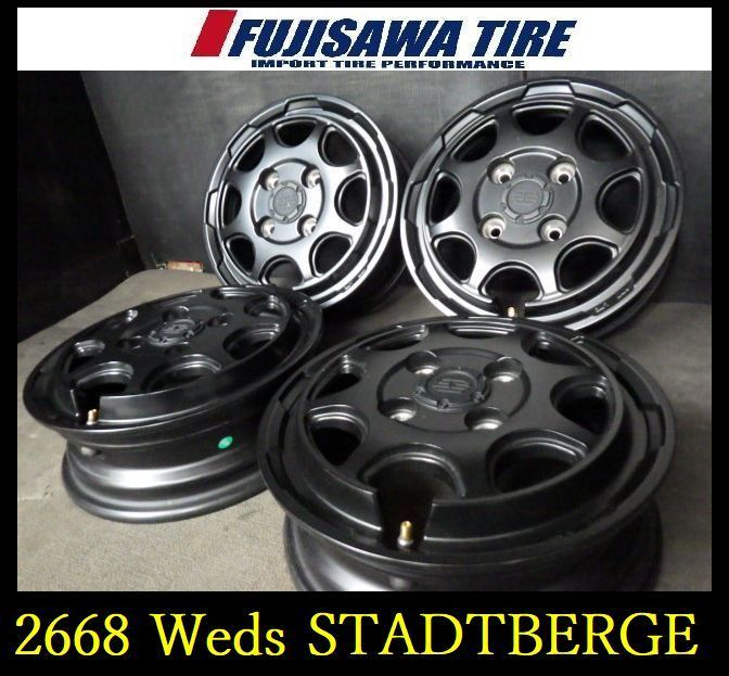2668 J▲ ▲Weds STADTBERGE ホイール▲12x3.5B 4穴 PCD100 44▲4本