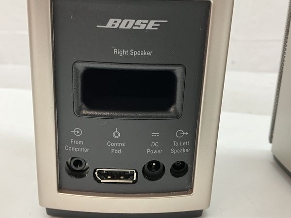 【動作保証】BOSE COMPANION 20 マルチメディア スピーカー ペア PC 周辺機器 音響機器 ボーズ 中古 C8739535