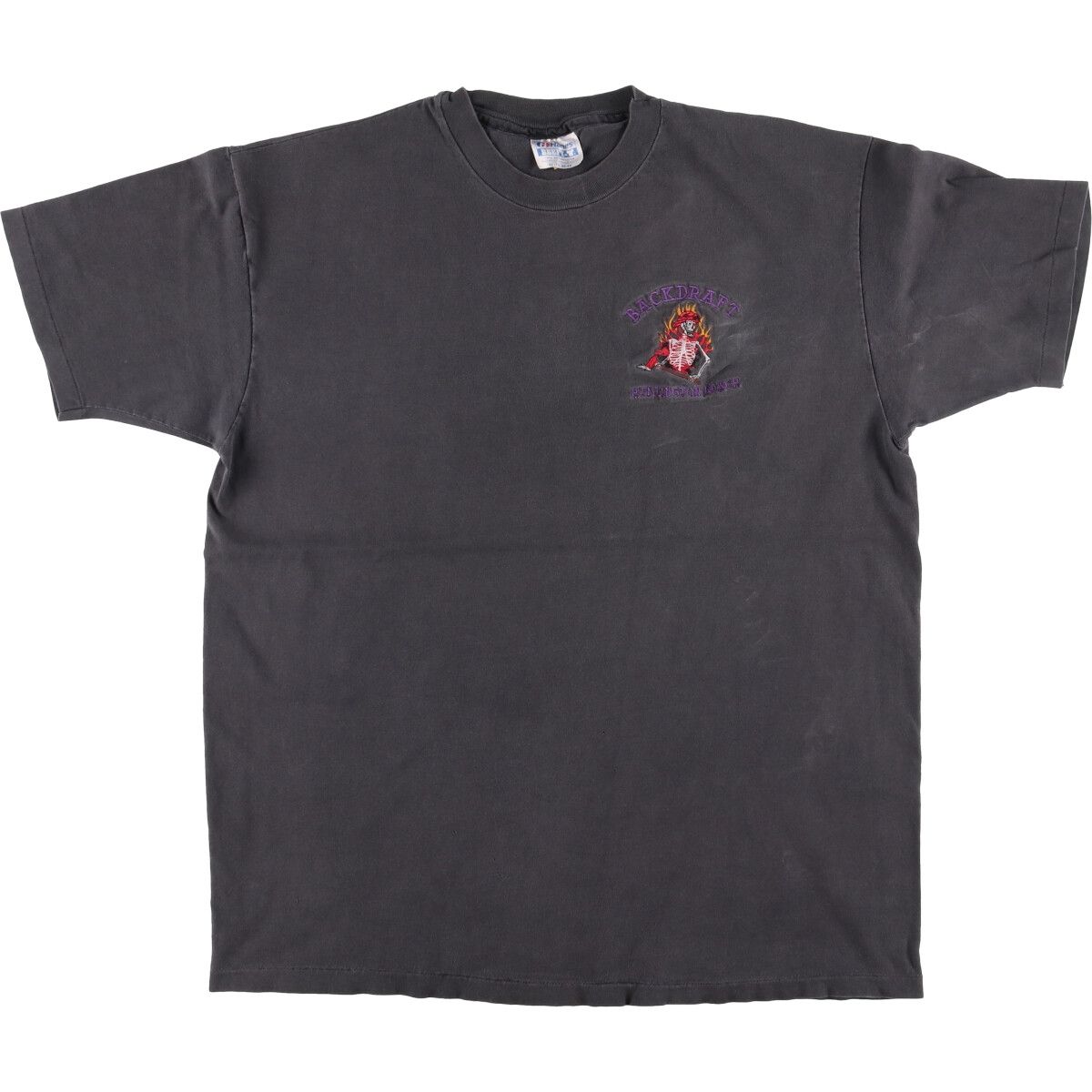 古着 80年代 ヘインズ Hanes BEEFY-T 青タグ 刺繍Tシャツ USA製