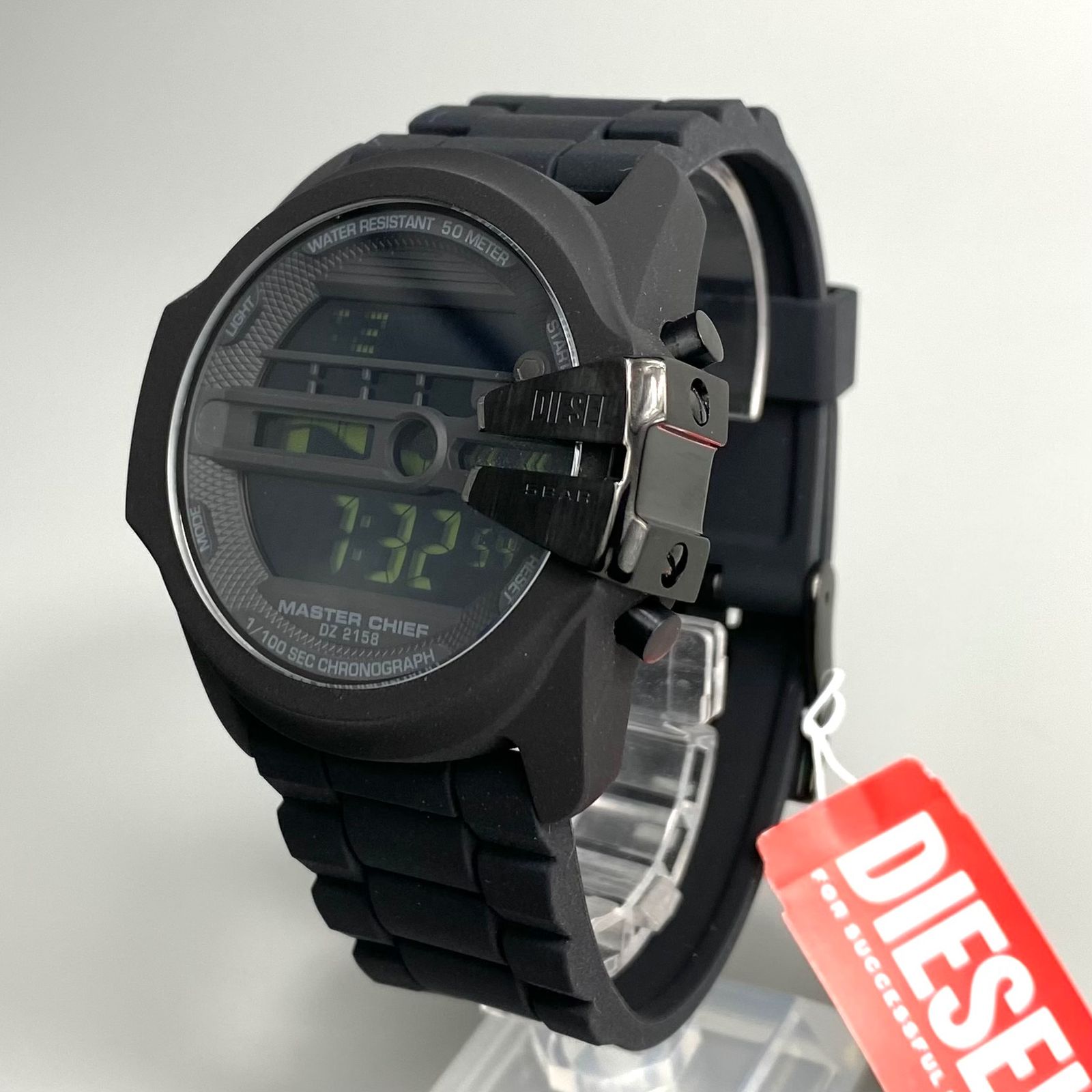 未使用】ディーゼル DIESEL マスターチーフ DZ−2158 クォーツ  