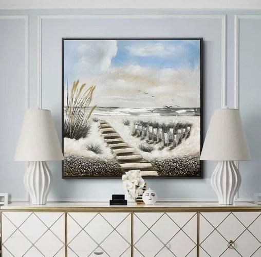 アメリカ式ヨーロッパ式工業風油絵独特画リビング玄関特殊工芸画