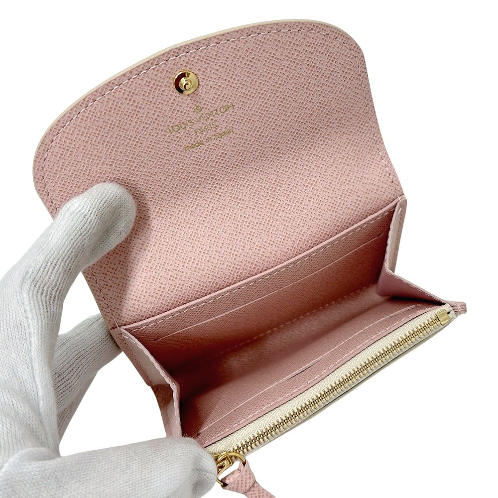 ルイヴィトン コインケース ダミエアズール ローズ ポルトモネ