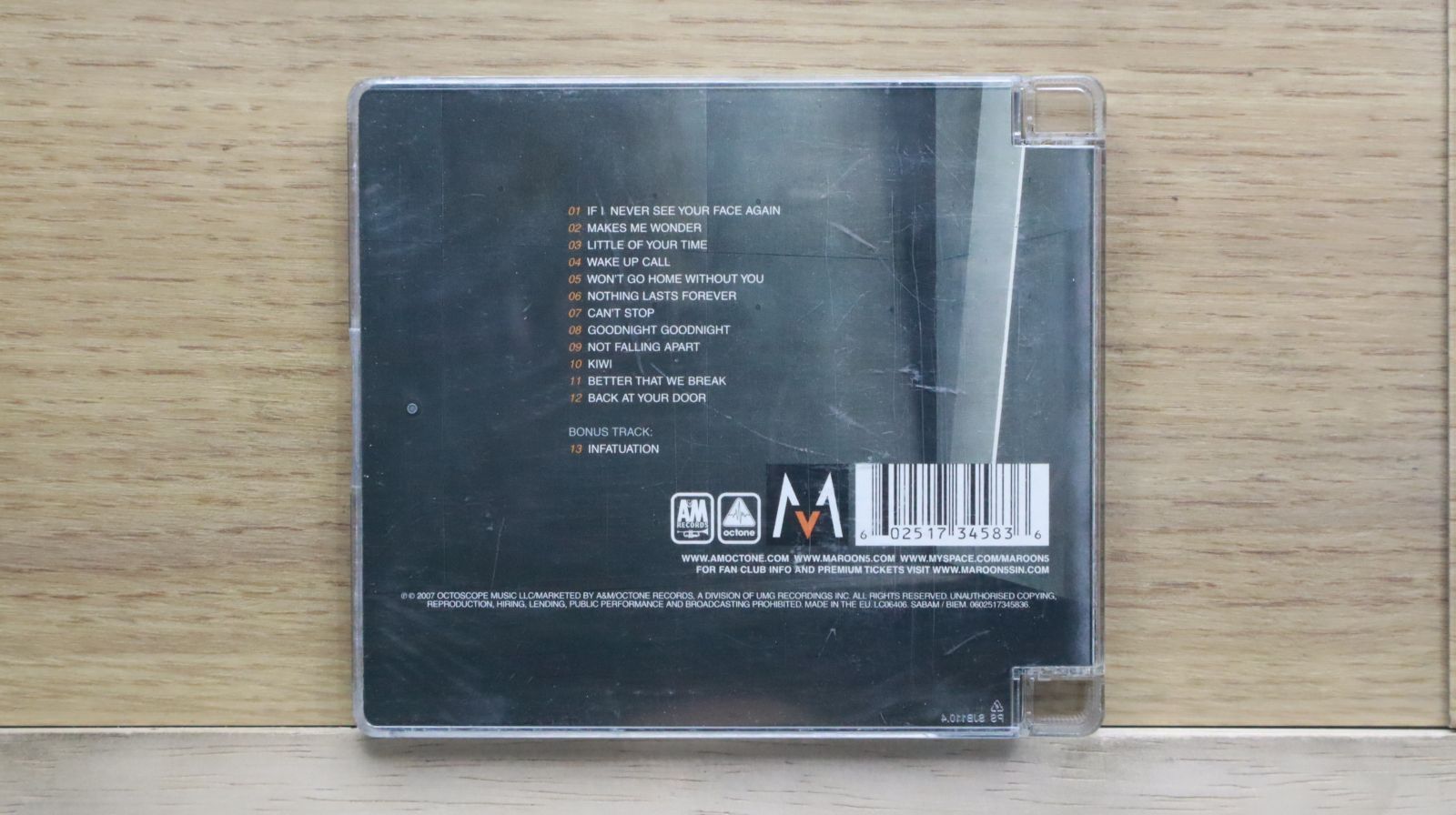 中古CD☆マルーン5/Maroon 5□ It Won't Be Soon Before Long