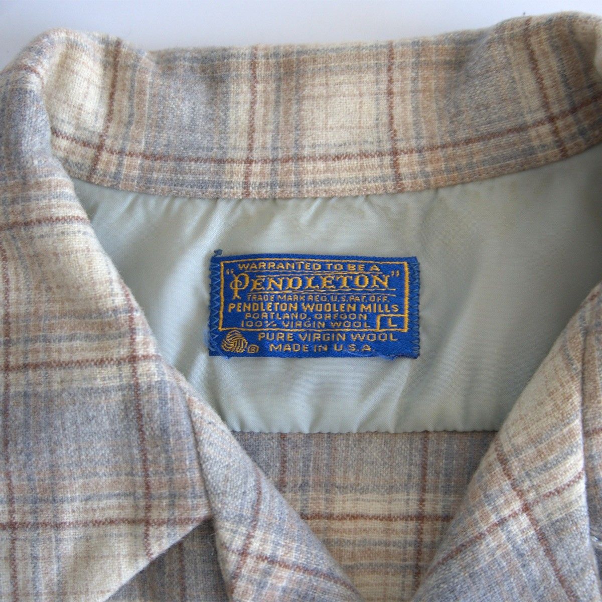 USA製/70s】PENDLETON【ボックスシルエット オンブレチェック