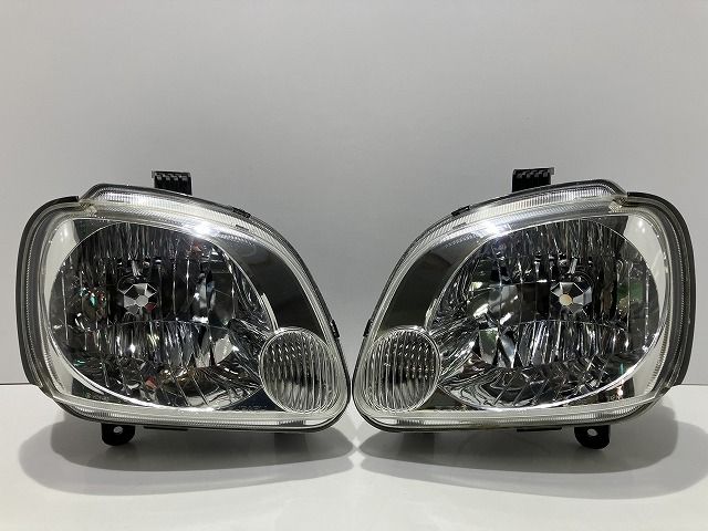 スバル　プレオ　RA ヘッドライト　左右　検索)後期　レベライザー　LS RS RV 02⁄ プレオ RA1⁄RA2 ヘッドライト 純正 左 （Ｌ） ICHIKOH 1607 (04