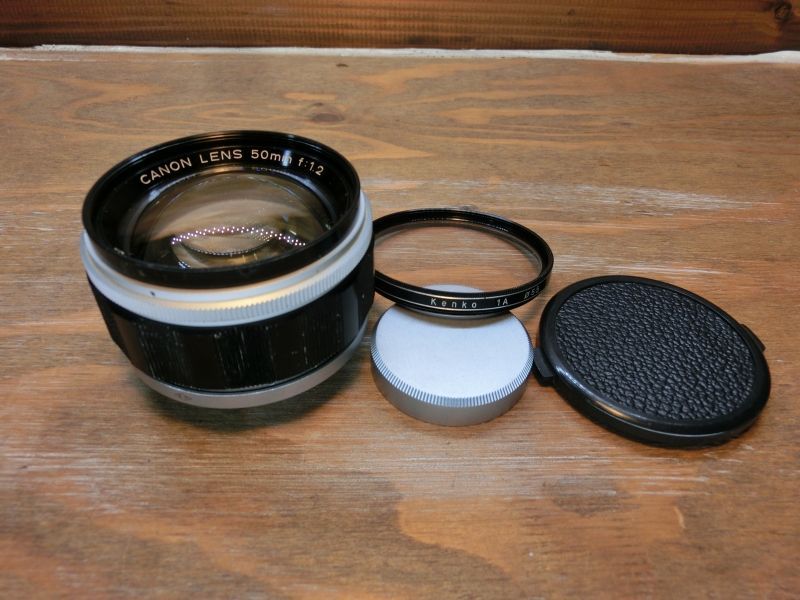 7693 CANON LENS 50mm 1.2 E.P刻印 EP 刻印物 ライカLマウント L39 オールドレンズ