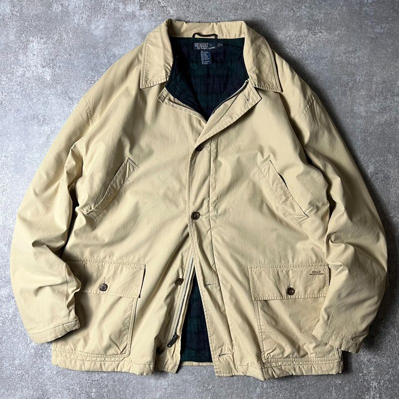 ポロ ラルフローレン 90s ライナーダウン ハンティングジャケット L POLO RALPH LAUREN◇ハンティングジャケット/L/CML/90s/ダウン