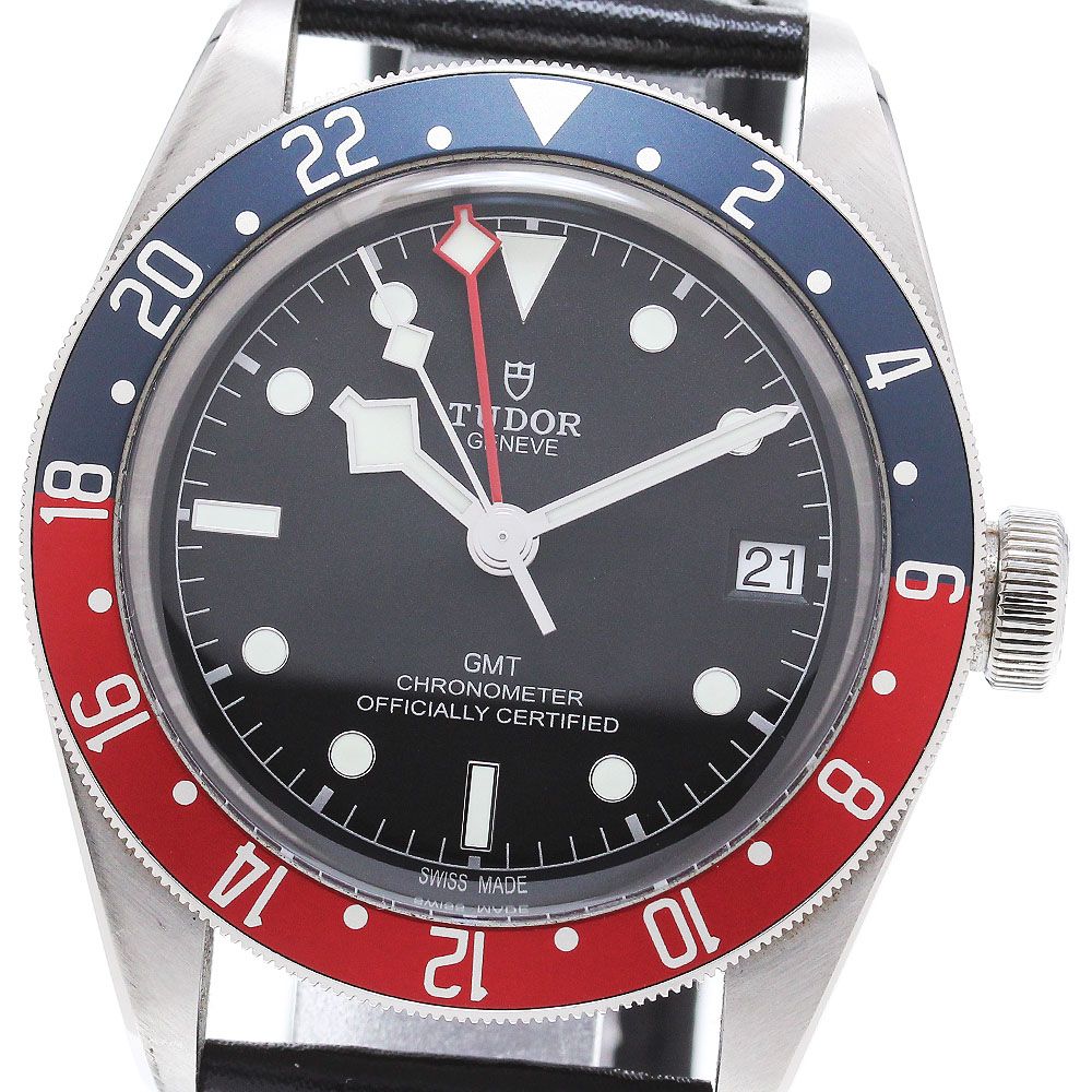 チュードル TUDOR 79830 ヘリテージ ブラックベイ GMT 自動巻き メンズ良品_863498