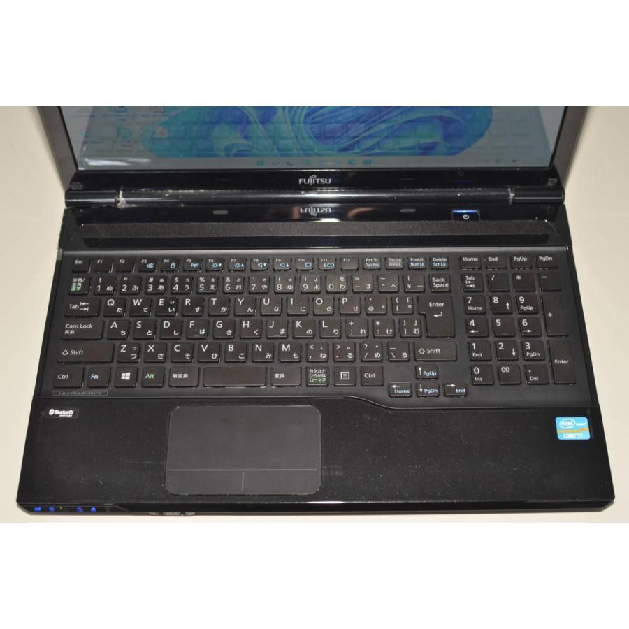 現状品中古ノートパソコン 富士通 AH47/K Windows11+office 爆速