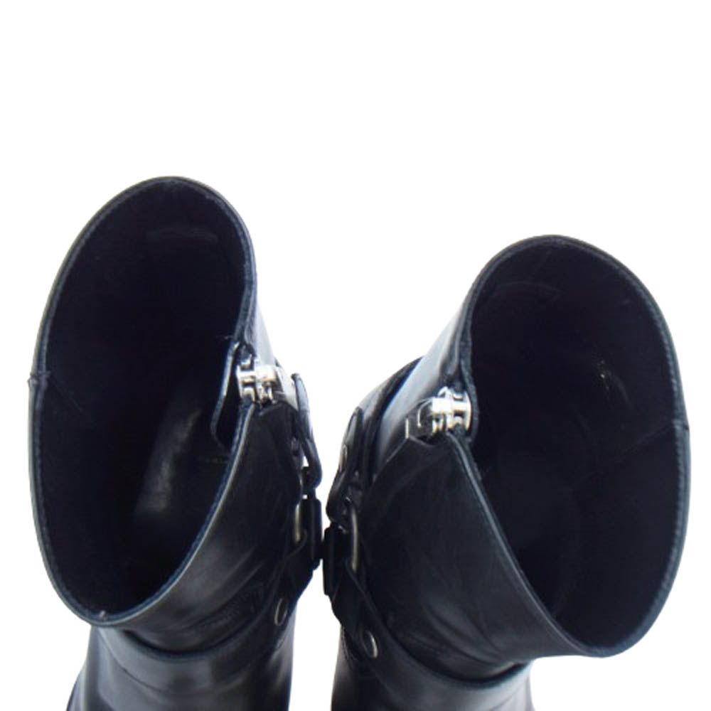 SAINT LAURENT サンローラン 443190 AQS00 Wyatt Harness Ring Boot