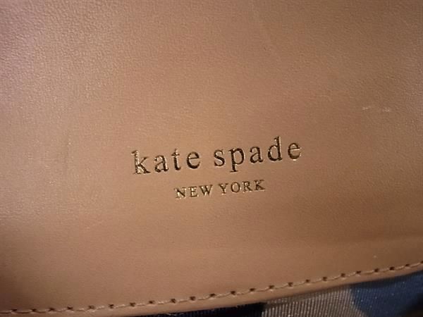 ■美品■ kate spade ケイトスペード オーストリッチ型押しレザー ターンロック カードケース コインケース アイボリー系 DD7791