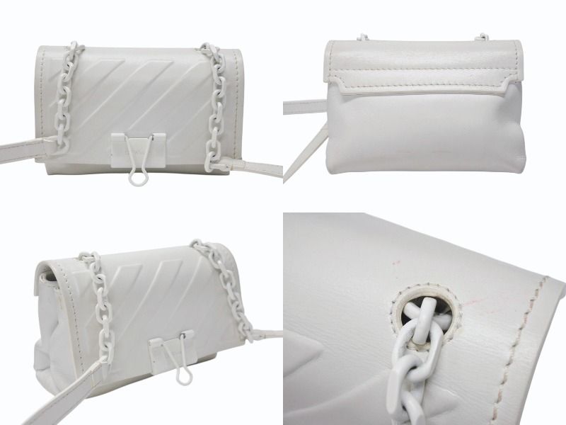 OFF WHITE オフホワイト バインダー クリップ ソフト ショルダー