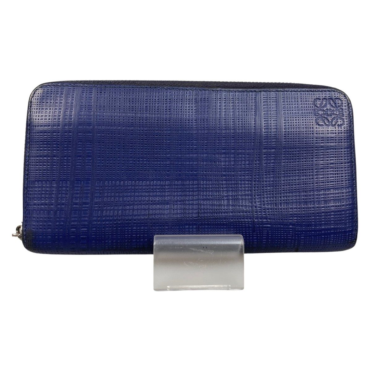LOEWE ロエベ リネンアナグラムジップラウンドウォレット 長財布 