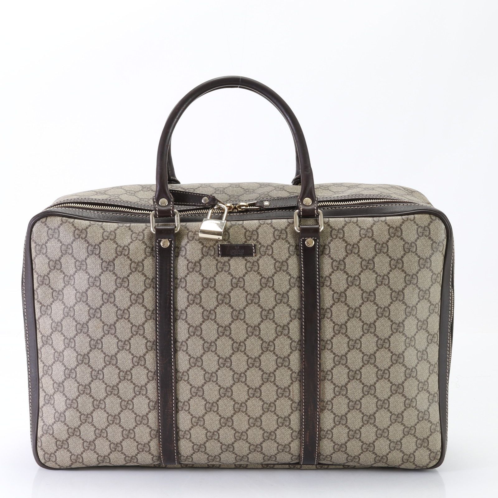 極美品 グッチ GGスプリーム 223664 レザー ビジネス バッグ 書類鞄 ブリーフケース トート 通勤 A4 メンズ YYY J17-4 極美品 グッチ GGスプリーム 223664 レザー ビジネス バッグ 書類鞄