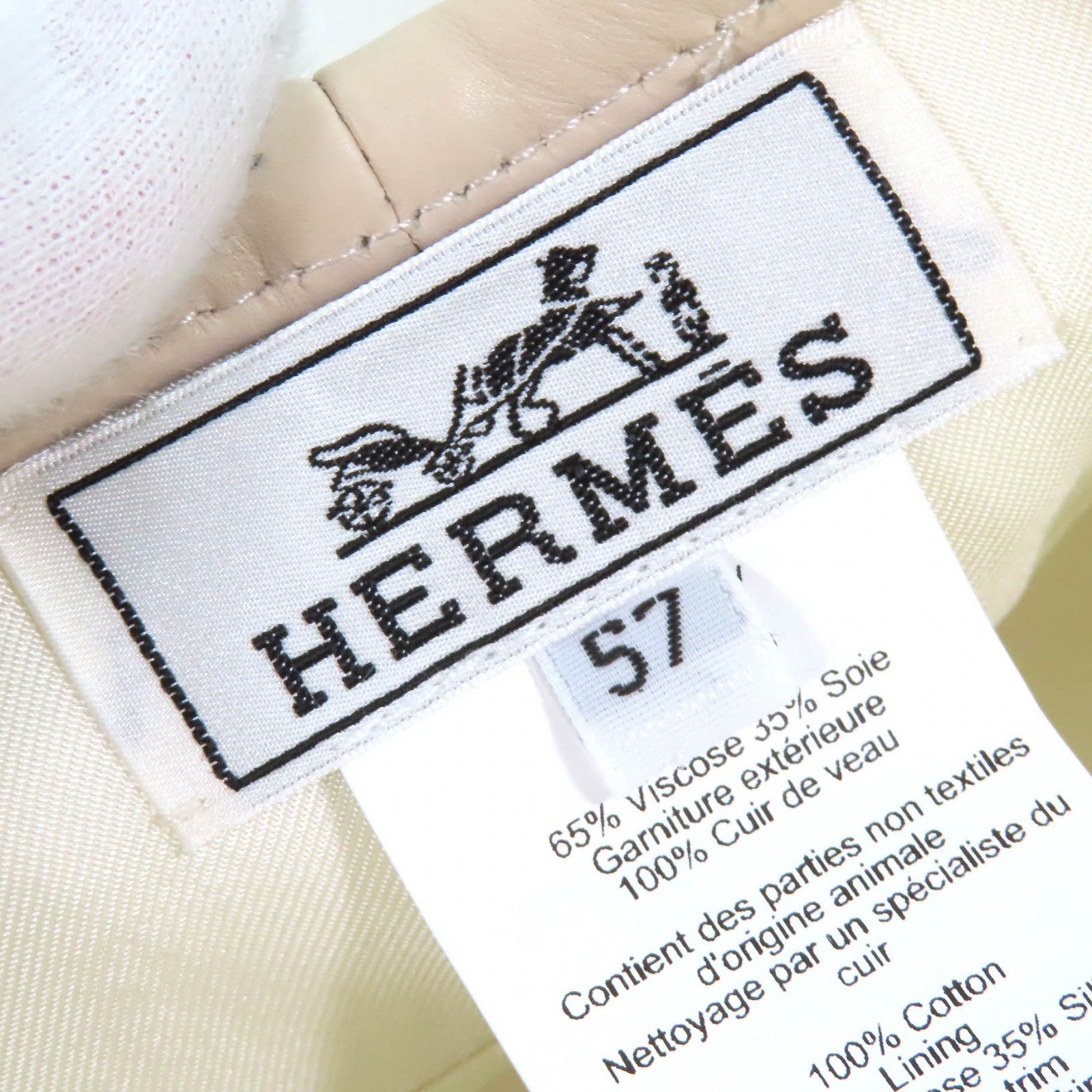 HERMES ベレー帽 サントノーレ ベレー 《サントノーレ》 アヴァロンステッチ - マロン | Hermès