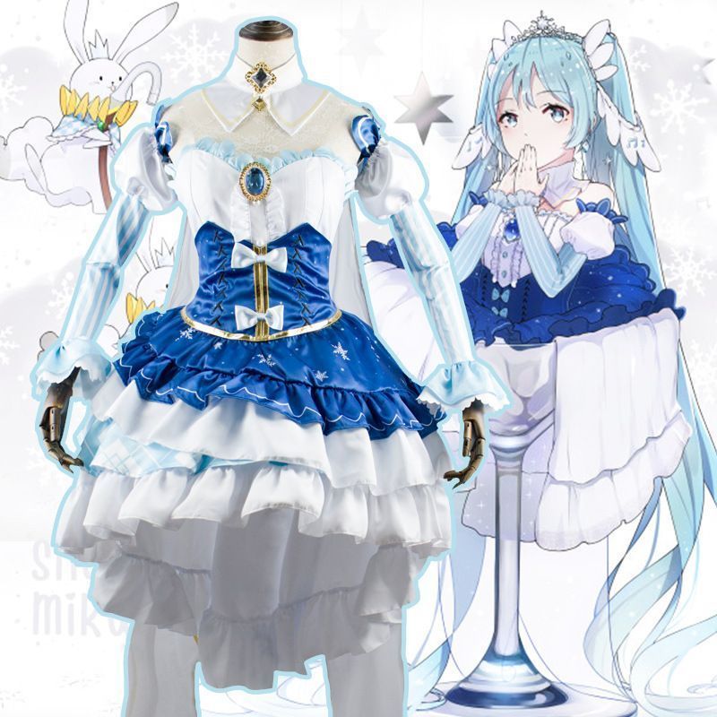 雪ミク 初音ミク コスプレ ハロウィン 衣装 snow miku 2019 グッズコスプレ キャラ 人気 アニメcosplay イ