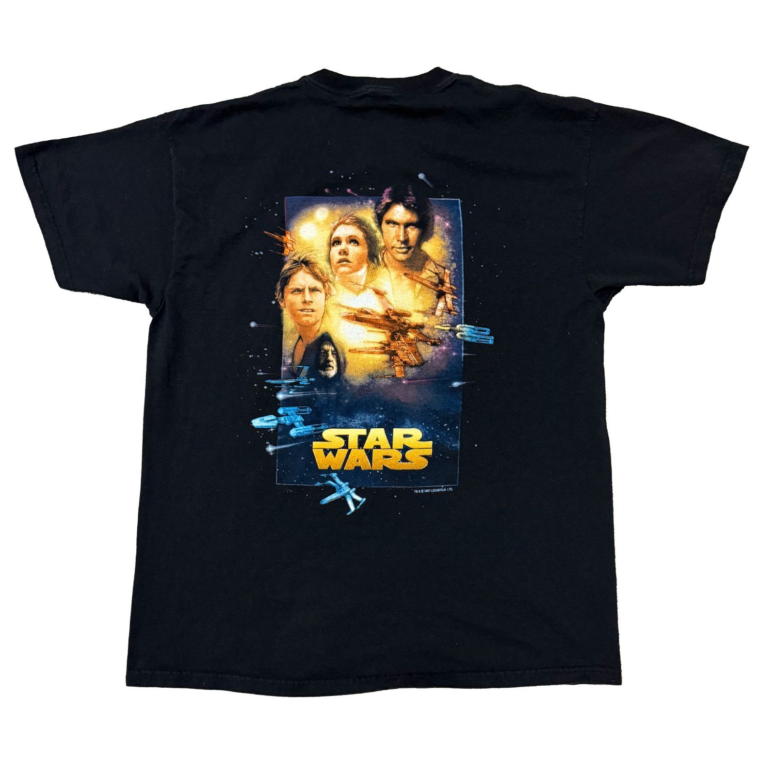 90s STAR WARS Smithsonian The Magic of Myth 1997 tee Tシャツ バンドT スターウォーズ
