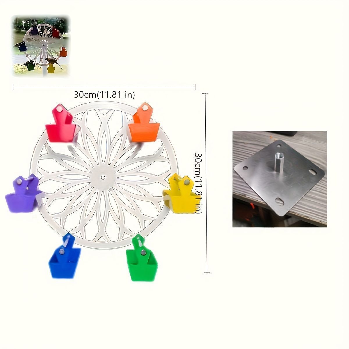 バードフィーダー 未使用 小鳥 野鳥 用 給餌器 餌箱 餌台えさ