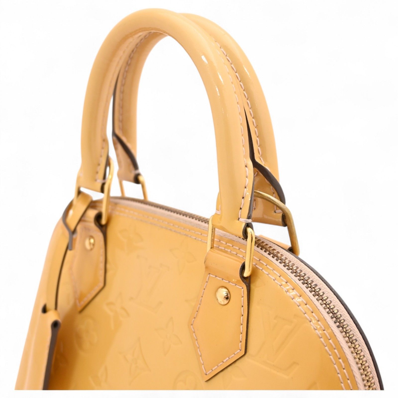ルイヴィトン ヴェルニ アルマBB 2wayバッグ Aランク lv4858jh LOUIS VUITTON - ルイヴィトン ヴェルニ アルマBB 2wayバッグ A