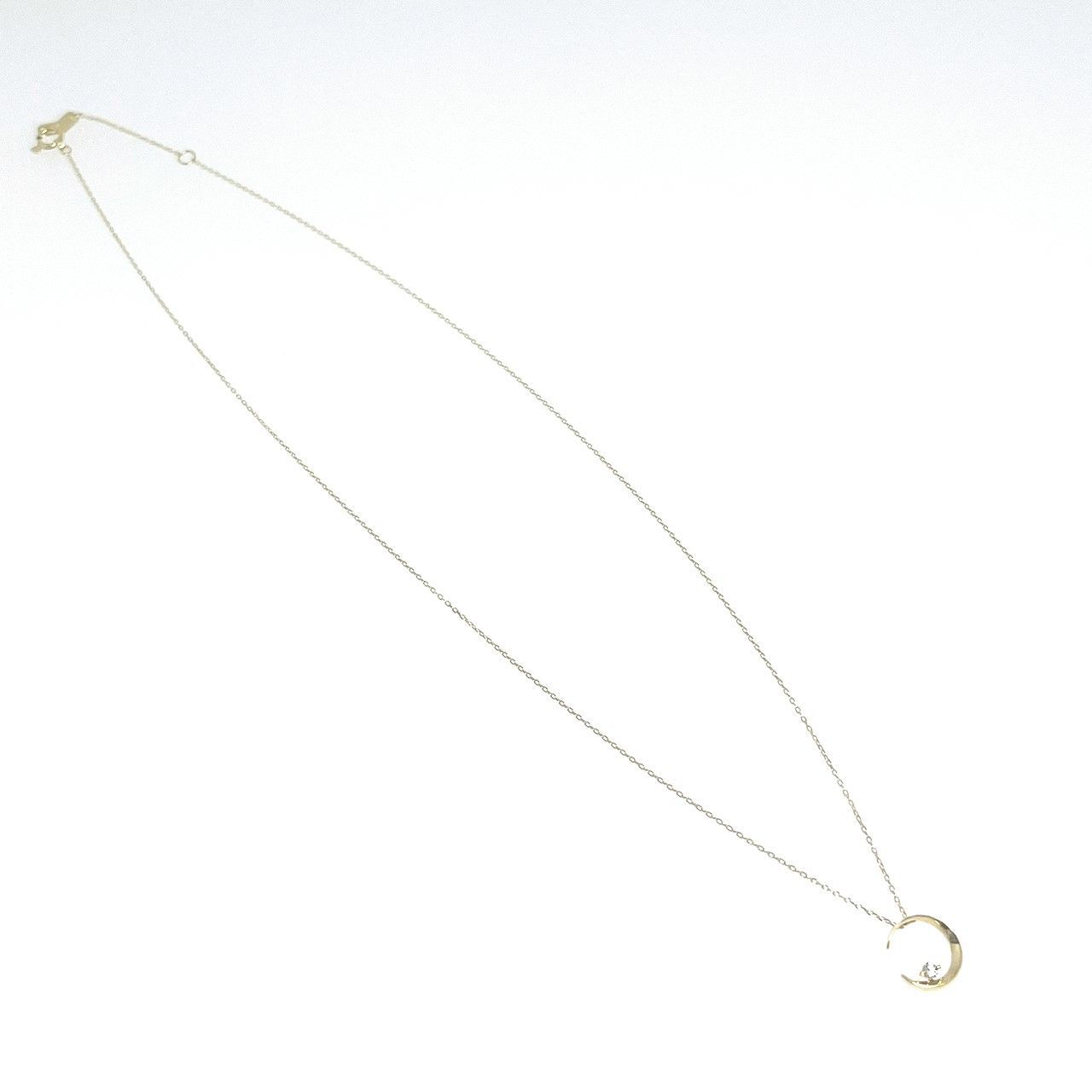 STAR JEWELRY スタージュエリー ムーンライト ネックレス K18YG 1P 