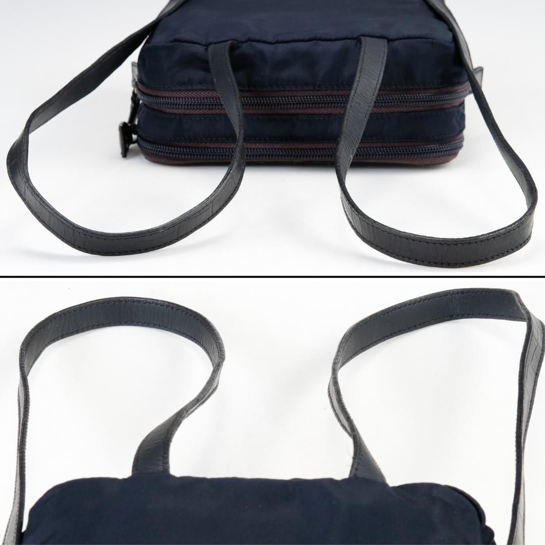 プラダ ミニリュック バックパック 三角プレート クロコ 型押し DECORATOM_COM_BR