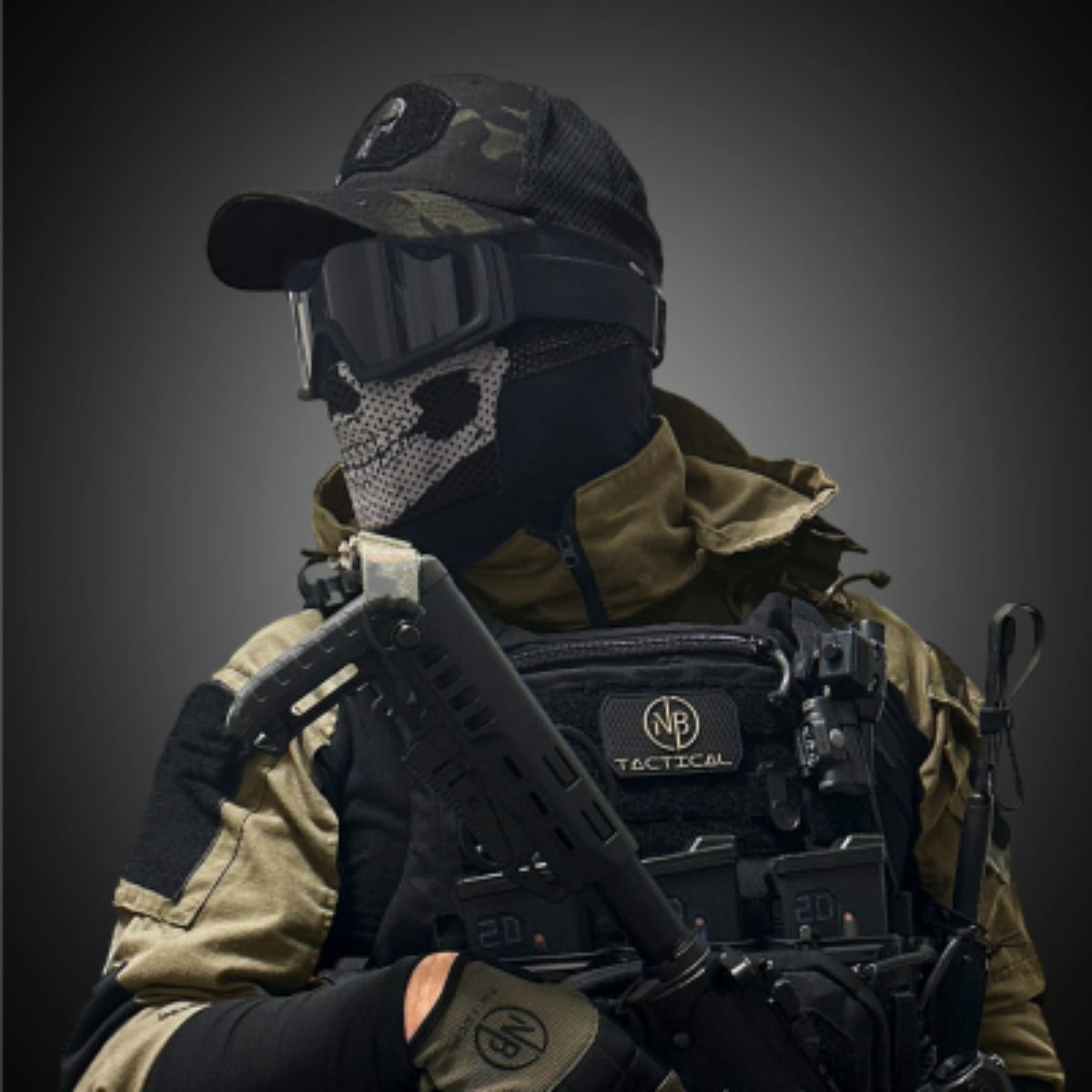 NB Tactical Balaclava V3 Ghost バラクラバ ゴースト サバゲー