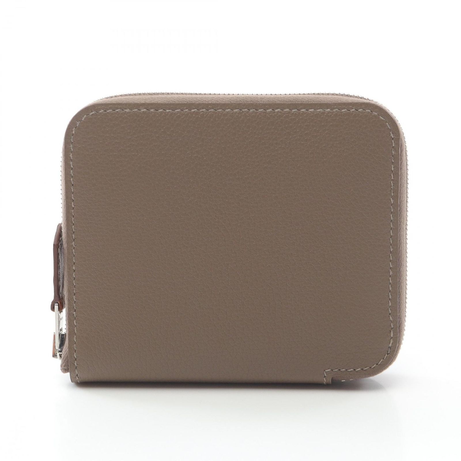 HERMES エルメス アザップコンパクト シルクイン エトゥープ ラウンド財布