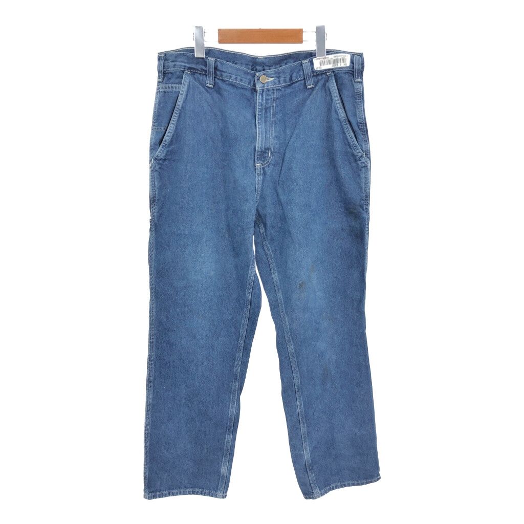 Carhartt カーハート デニム ペインターパンツ デニムパンツ ブルー (メンズ W36 L32) 中古 古着 S1385