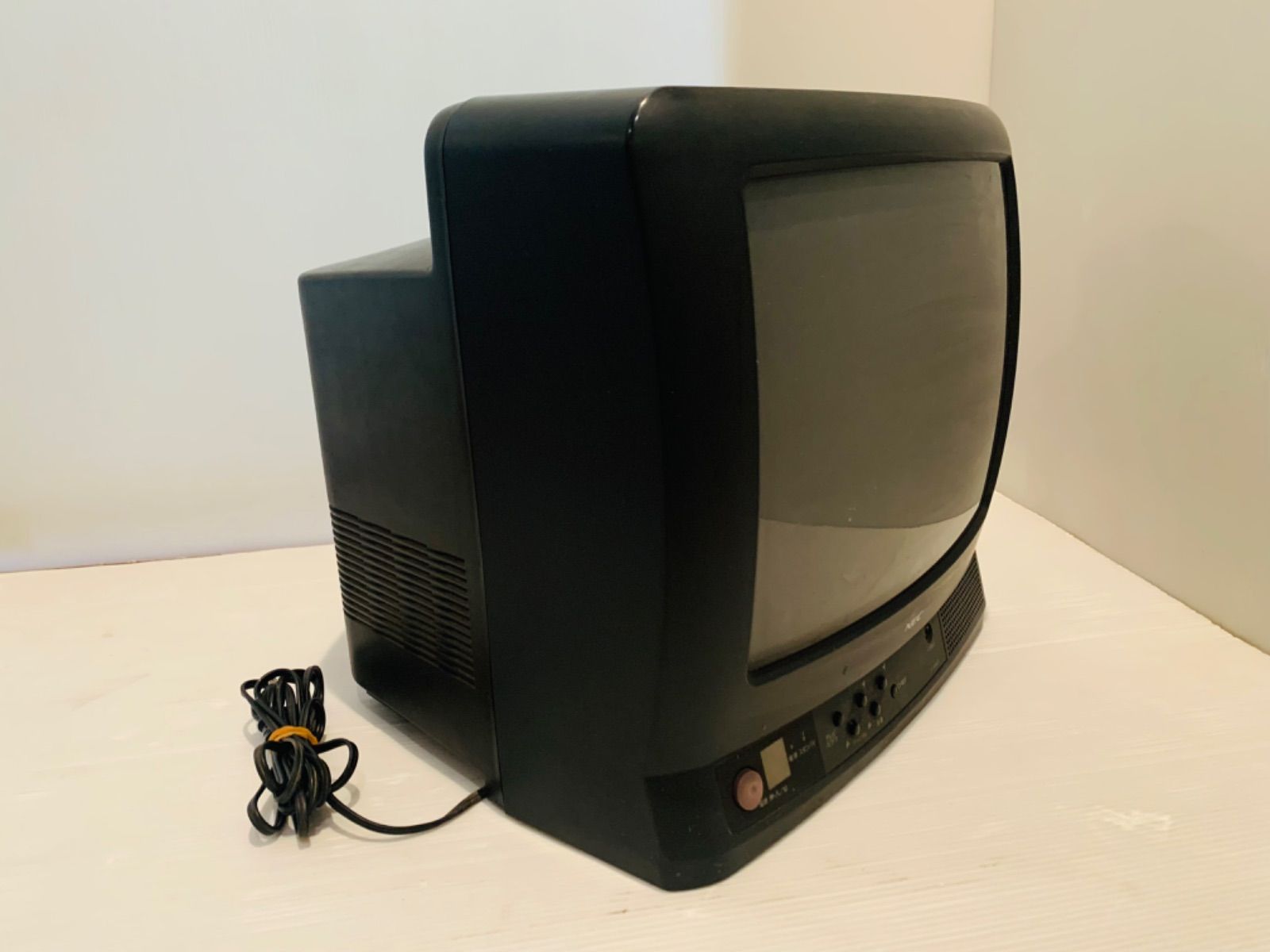 レトロ　NEC テレビ　Ｃ-14Ｒ40型 1982年1-6月製 昭和レトロ 日立 キドカラー 14型 ブラウン管