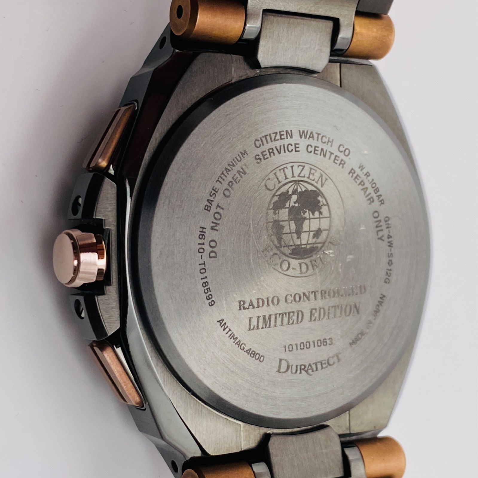 T235）希少！ 美品 世界限定800個 CITIZEN シチズン 電波ソーラー ECO 