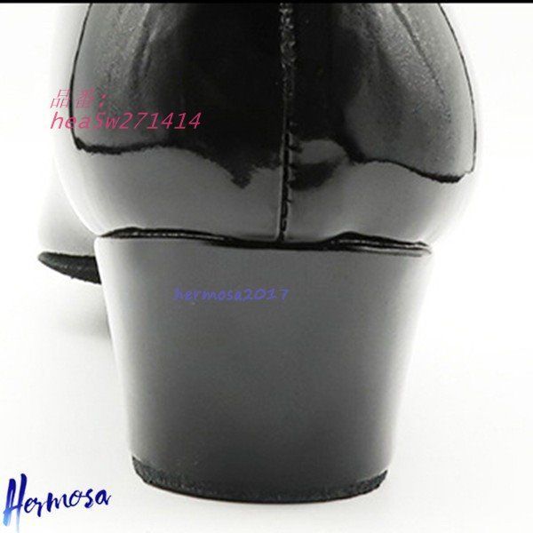 VIP価格★【バレエシューズ】ダンス社交ダンス メンズ モダン。 ジャズダンスラテン 各種ダンス エナメル フェルトソール 通気 柔らか  hea5w271414 保育園 スリッポン