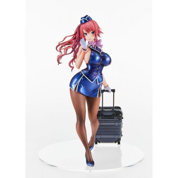 西園寺あや タイトなおしごと　ベルテクス　フィギュア あみあみホビーキャンプ】CAの制服がとんでもなくセクシーに