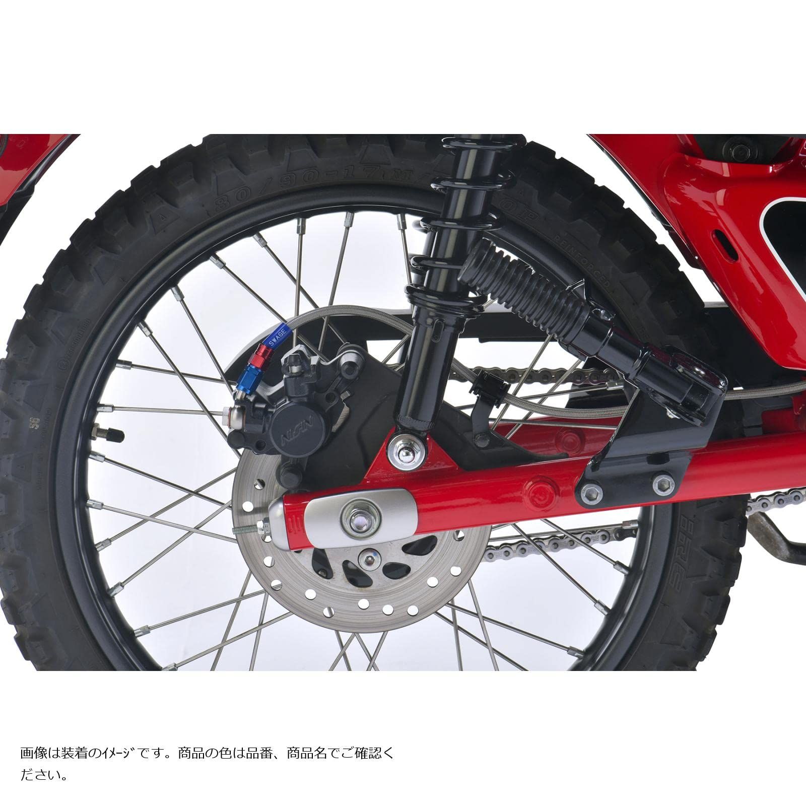 スウェジラインプロ Swage-Line PRO リアホースキット ステン クリア CT125 ハンターカブ STP0047R BRIGHTFACE_UK