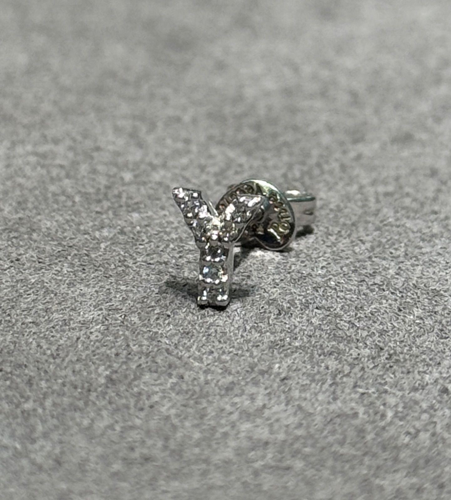 ポンテヴェキオ　K18WG ダイヤ　片耳ピアス K18WGダイヤモンドピアス | ポンテヴェキオ公式オンライン