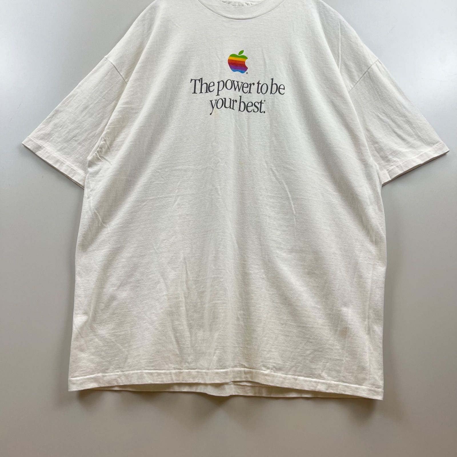Hanes 80s USA vintage Apple The power to be your best Tee XL 